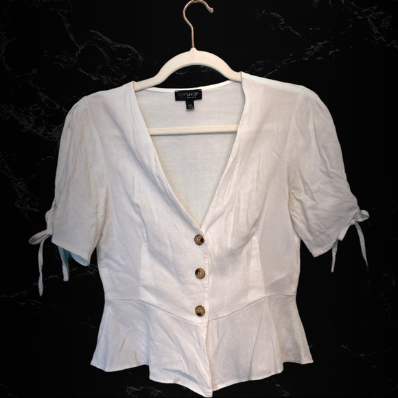 TopShop white blouse - Picture 1 of 5